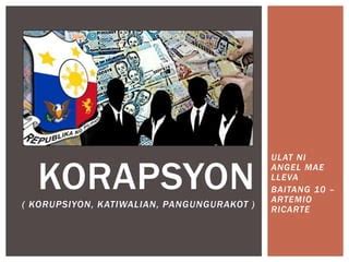 korapsyon sa pilipinas essay brainly|Korupsiyon sa Pilipinas .